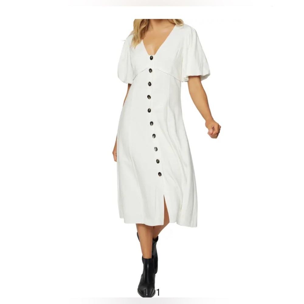 Lost + Wander: Linen Dress (Size Small)